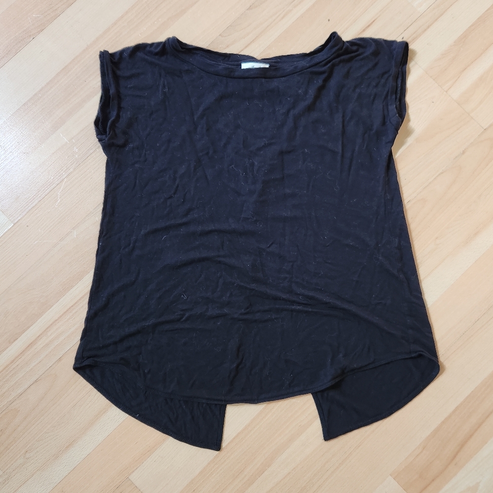 Wilfred Black Short Sleeve Open Back